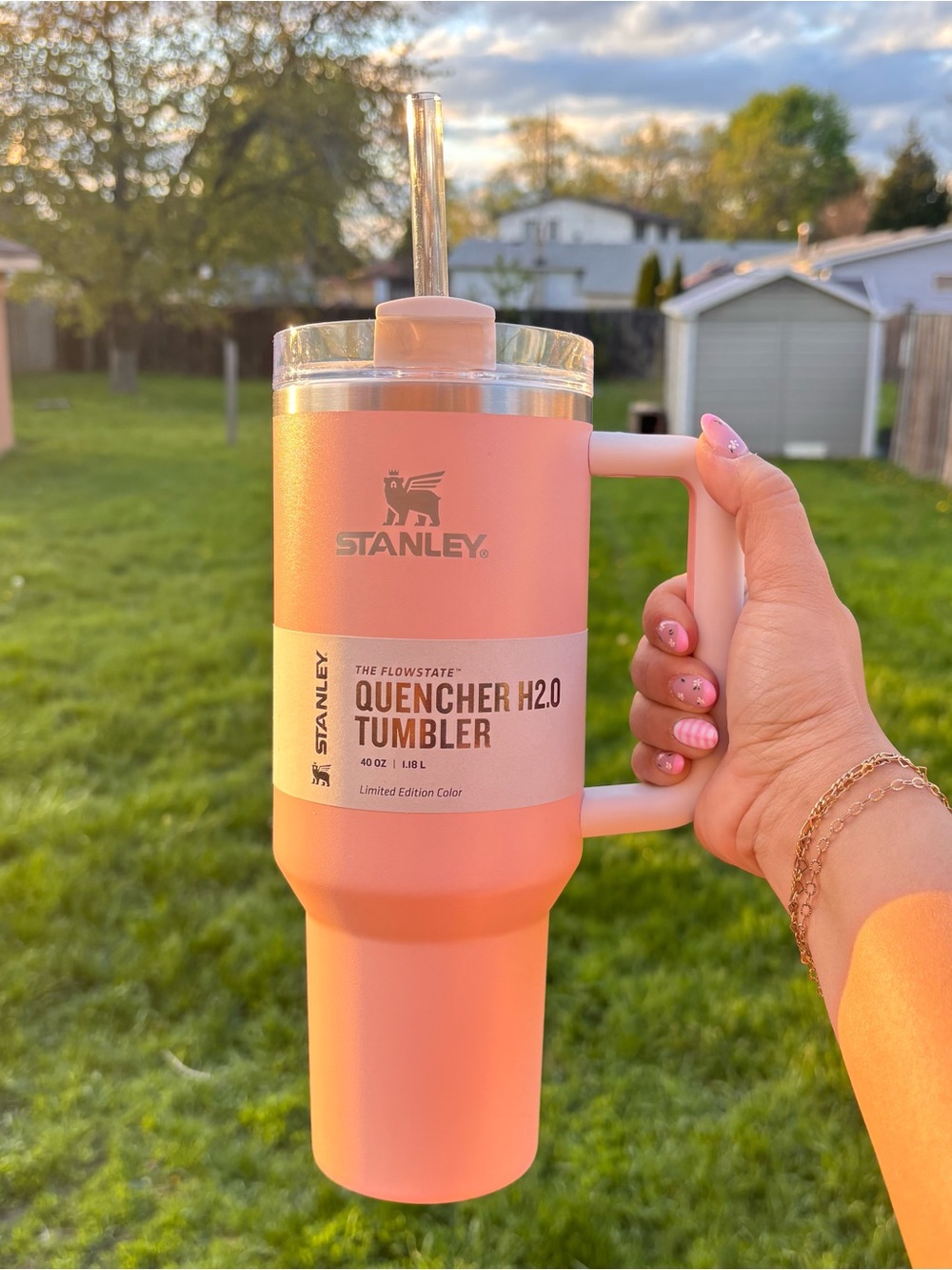 Stanley Limited Edition Peach Tumbler 40oz